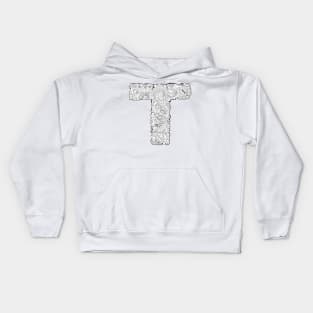 Letter T Kids Hoodie